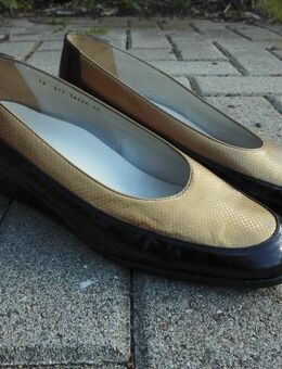 Damen Schuhe Gr. 40 Nuvola by Cherry Halbschuh Keilabsatz schwarz 9,- - Flensburg