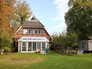 Fachwerkjuwel mit Panoramablick ins Grüne & weiterem Bauplatz! - Rosengarten (Niedersachsen)
