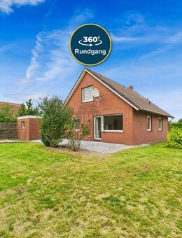 CHARMANTES EINFAMILIENHAUS MIT GROSSEM GARTEN, TERRASSE, GARAGE UND VIEL PLATZ FÜR DIE GANZE FAMILIE - Moormerland