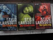 Stieg Larsson: Verblendung+Verdammnis+Vergebung. Lisbeth Salander, Mikael Blomkvist, Bestseller, 3 Bücher zus.3,- - Flensburg