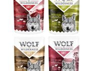 Wolf of Wilderness Adult - Soft & Strong 6 x 300 g - Mixpaket Mixpaket: Lamm, Rind, Kaninchen, Kalb 6x300g Nassfutter