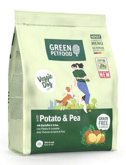 Green Petfood VeggieDog Grainfree Kartoffel & Erbse - 900 g