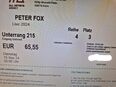 1x Peter Fox Köln Konzert 10.9 Lanxess Arena Unterrang Sitzplatz in 50667