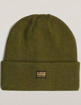 G-STAR Beanie Effo Long Beanie mit Aufnäher vorn
