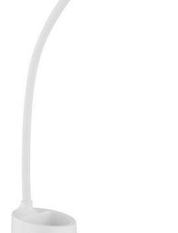 GLOBO LIGHTING LED Tischleuchte MELLI, Dimmfunktion, mehrere Helligkeitsstufen, LED fest integriert, Tischlampe/Arbeitszimmer/Bürotischleuchte/weiß