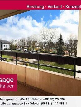 Renovierte 3 ZKB- Eigentumswohnung mit zwei überdachten Balkonen in guter Wohnlage von Hochheim - Hochheim (Main)