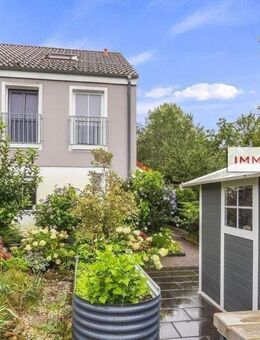 IMMOBERLIN.DE - Top-Familienlage! Sehr ansprechendes Reihenendhaus mit Südgarten & zwei Pkw-Stellplätzen - Rangsdorf