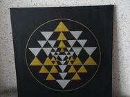 Leinwandbild 7/ Sri Yantra . Acrylbild. - Unna