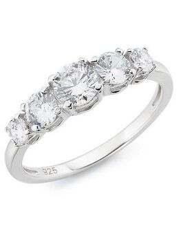 Firetti Fingerring Schmuck Geschenk Silber 925 Silberring Verlobungsring, mit Zirkonia (synth)