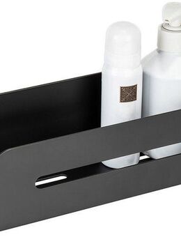 WENKO Duschregal Turbo-Loc® Modell Bivio, aus Aluminium für Shampoo, rostfrei, Befestigen ohne Bohren