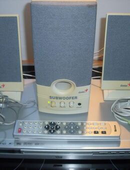 DVD Player Tevion - 2007 USB DviX , Mit Boxen. mit Fernbedienung. - Aachen