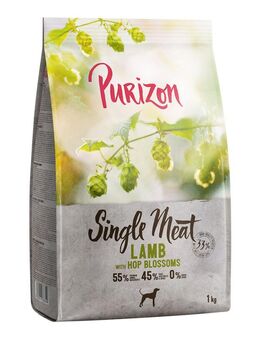 1 kg Purizon zum Probierpreis! - Adult Single Meat: Lamm mit Hopfenblumen