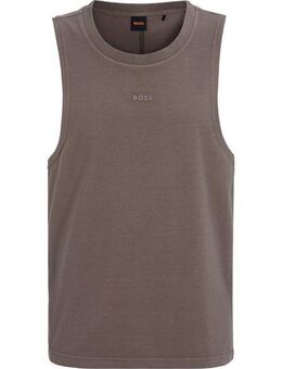BOSS ORANGE Tanktop Tank oceanpalett mit kleinem BOSS-Logo