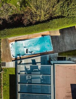 Wohnen wie im Urlaub: Exklusiver Bungalow mit eigenem Spa-Bereich im Grünen - Hamm