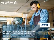 Betriebsarbeiter (m/w/d) für unseren Kunden im Industriepark Höchst - Frankfurt (Main)
