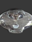 Deckenleuchte Lampe Glas Vintage Mid Century 60er 70er in 65462