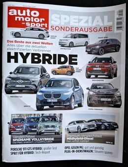 Auto Motor und Sport Spezial Sonderausgabe Nov. 2025 Nr. 24a Zeitschrift Hybride - Essen