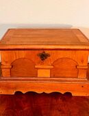 Zunfttruhe, Modeltruhe, antik, Süddeutschland, Barock, 1750er, Kastenschloss, Hingucker in 74831