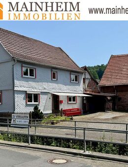 Einfamilienhaus mit Anbau, Scheune und Sanierungsbedarf - mitten in Biebergemünd / Kassel - Biebergemünd