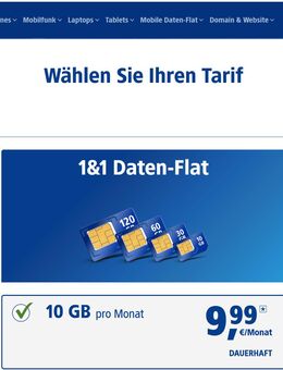 mobile Daten-Flat, 10 GB - Berchtesgaden