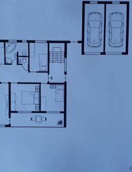 Gepflegte, gut geschnittene 4 Zi.-EG-Wohnung mit Balkon, Garten, Garage u. PV in Erftstadt-K. - Erftstadt
