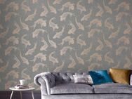 Superfresco Easy Vliestapete Superfresco Easy Vliestapete Fisch Kupfer Grau, animal print, (1 St), Superfresco Easy Vliestapete Pisces Slate Grau
