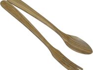 BERARD FRANCE 1892 Salatbesteck Provencal (Set, 2-tlg), Olivenholz, 35 cm