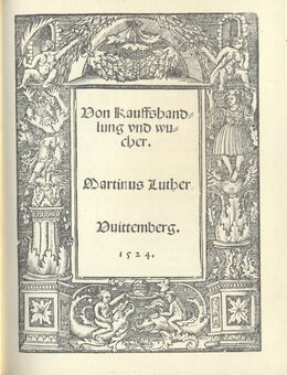 VON KAUFFSHANDLUNGEN UND WUCHER Faksimile der Originalausgabe - Ochsenfurt