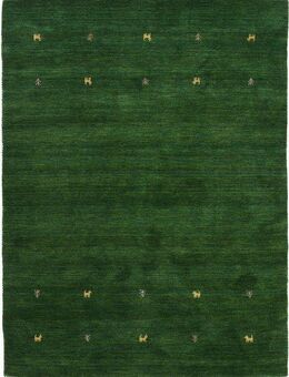 carpetfine Wollteppich Gabbeh Uni, auch als Läufer und Rund erhältlich, rechteckig, Höhe: 15 mm, reine Wolle, handgewebt, Gabbeh Loom Tiermotiv, große Farbauswahl