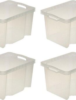 keeeper Organizer franz (Set, 4 St), Aufbewahrungsbox, 13,5 L, hochwertiger Kunststoff