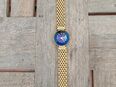 JOWISSA Damenuhr Gold/Blau/Lila Facet Brilliant Swiss in 47647