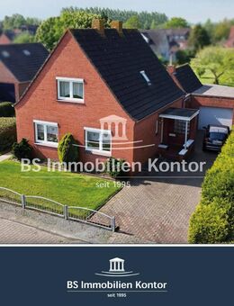 Deichnähe-Nordseeküste! Gepflegtes, gemütliches Einfamilienhaus mit Anbau und Garage! - Krummhörn