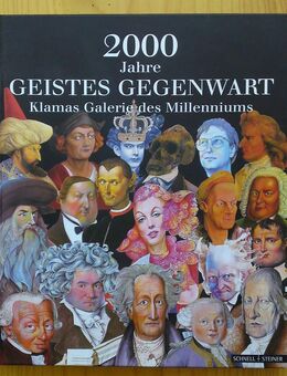 2000 Jahre Geistes Gegenwart: Klamas Galerie des Millenniums mit Widmung von Dieter O. Klama Kalligraphie - Landsberg (Lech)