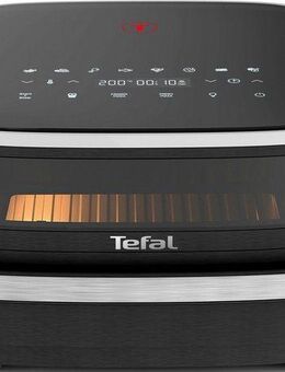 Tefal Heißluftfritteuse Easy Fry XL Surface mit Pizzabackfunktion, kompaktes Design, 2200 W, Extra-Crisp-Technologie, spart Zeit und Energie, Sichtfenster, FW4018
