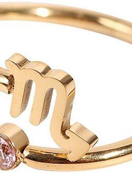 Firetti Fingerring Schmuck Geschenk Damenring Sternzeichen, Made in Germany - mit Zirkonia (synth)