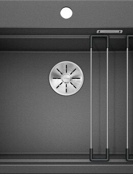 Blanco Granitspüle ETAGON 6, eckig, 51/60 cm, (1 St), inklusive 2 Gratis ETAGON-Schienen aus Edelstahl