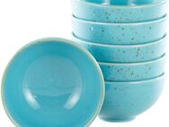 CreaTable Dipschale NATURE COLLECTION, Steinzeug, (Set, 6-tlg), Snackschale, Ø 11,5 cm