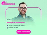 Manager/in Automation (w/m/d) - Frankfurt (Main)