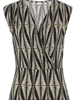 LASCANA Shirttop mit Raffungen an der Schulter, Jerseytop mit Alloverprint