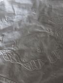 Stoff weiß mit Muster, Maße 230 x 140 cm zu verschenken in 70329