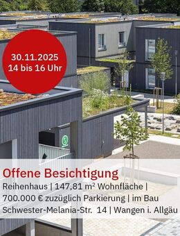 Mittelhaus in Wangen im Allgäu »RH in Wangen im Allgäu Wohnen am Argenbogen« - Wangen (Allgäu)