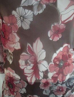 NEU * Blumen * Blüten * Flower- Power * Seiden- Chiffon * TUNKIA * BLUSE "Zero" Gr. 36- 38/ S * braun * rose * weiß * - Riedlingen