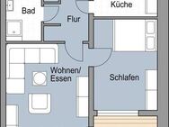Schicke 2 Zimmerwohnung mit Balkon - Frankfurt (Main)