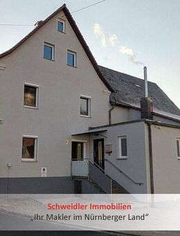 Werkstatt mit Haus! Top-saniert mit viel Platz und mehr - mitten in Hartmannshof - Pommelsbrunn