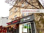 IMMOBERLIN.DE - Schönes Wohn-/Geschäftshaus + Remise mit Potential im Lichtenrader Zentrum - Berlin