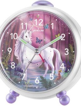 Atrium Quarzwecker A932-0 Kinderwecker,Geschenkidee,Mädchen,Kinderzimmer,Schulanfang,Geburtstag