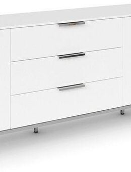 rauch Kombikommode Kommode Türkommode Sideboard Kombikommode FLIPP (Breite 200 cm mit 2 Einlegeböden), 3-türig mit 3 Schubladen und Soft-Close-Funktion