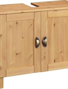 Home affaire Waschbeckenunterschrank Oslo in massiver Kiefer, mit 2 Türen, Breite 70 cm, Höhe 55 cm