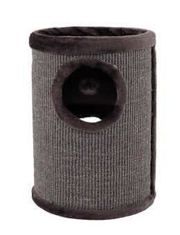 Lionto Kratztonne mit Sisal, grau - H 50 x L 36 x B 36 cm