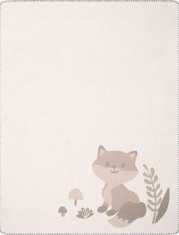 Babydecke Babydecke Foxy, Biederlack, 75 x 100, mit Zierstich
